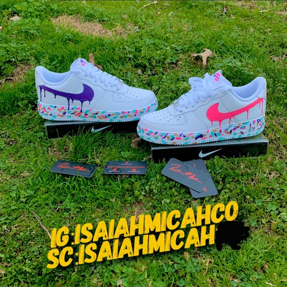 nike air force 1 custom drip nike air force 1 custom drip